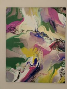 Abstract in Pink